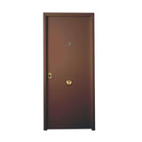 Puerta Acorazada Lisa B4 Grado 3 1 punto Puerta Acorazada Lisa Clásica B4 color Marrón