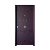 Puerta Acorazada Alborán B4 Grado 3 1 Punto Puerta acorazada rústica marrón Alborán B4 G3 1 Punto