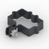 Abrazadera metalica poste hercules terminal SLIMFIX gris antracita Abrazadera metalica poste hercules terminal SLIMFIX gris antracita