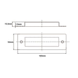 Tirador uñero puerta corredera tirador uñero puerta corredera medidas