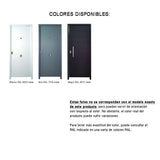 Puerta Acorazada Lisa 2 Cristales B4 Grado 3 3 Puntos Puerta Acorazada Lisa 2 Cristales B4 Grado 3 3 Puntos