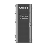 Puerta Acorazada Alborán Omega Grado 3 3 puntos Esquema de burlones en puerta acorazada grado 4