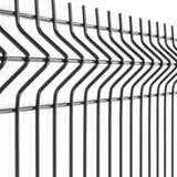 Valla Hércules Gris Antracita Basic Pliegues de malla hércules 2 metros