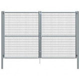 Puerta Mallazo Ondulado Galvanizado 2 Hojas Puerta Mallazo ondulado Galvanizada 2 Hojas