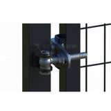 Puerta Metálica de Mallazo Gris Antracita Premium Puerta Metálica de Mallazo Gris Antracita Premium