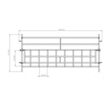 Cancilla para ovejas con paso para 9 corderos 5