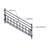 Cancilla para ovejas con paso para 9 corderos 6