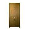 Puerta Acorazada Lisa Clásica B4 acabado madera castaño rústico