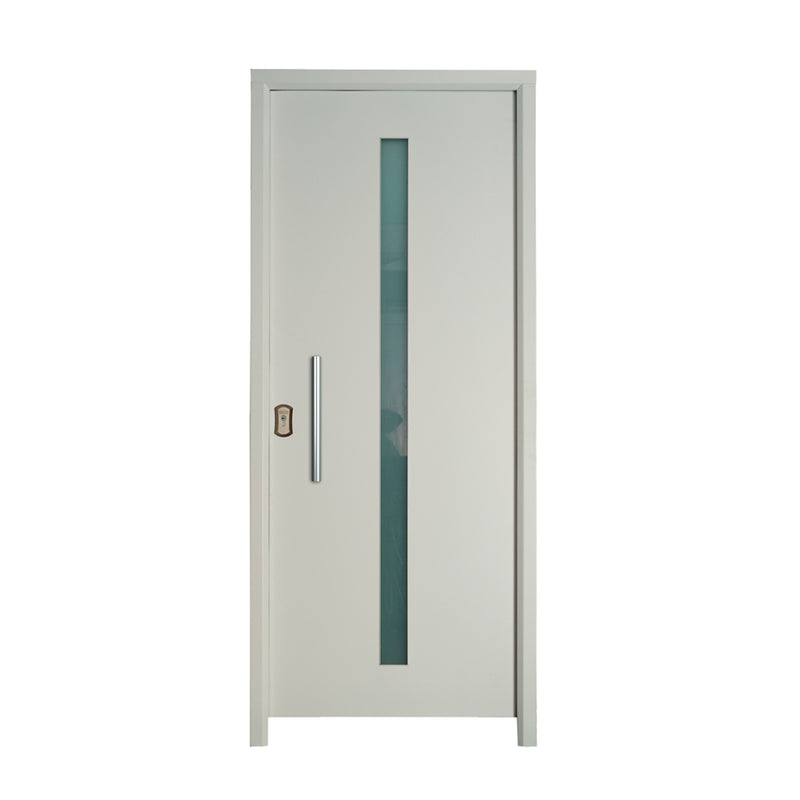 puerta trastero galvanizada en blanco sin rejilla 800 mm, puerta