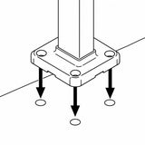 base de aluminio para postes instrucciones 4