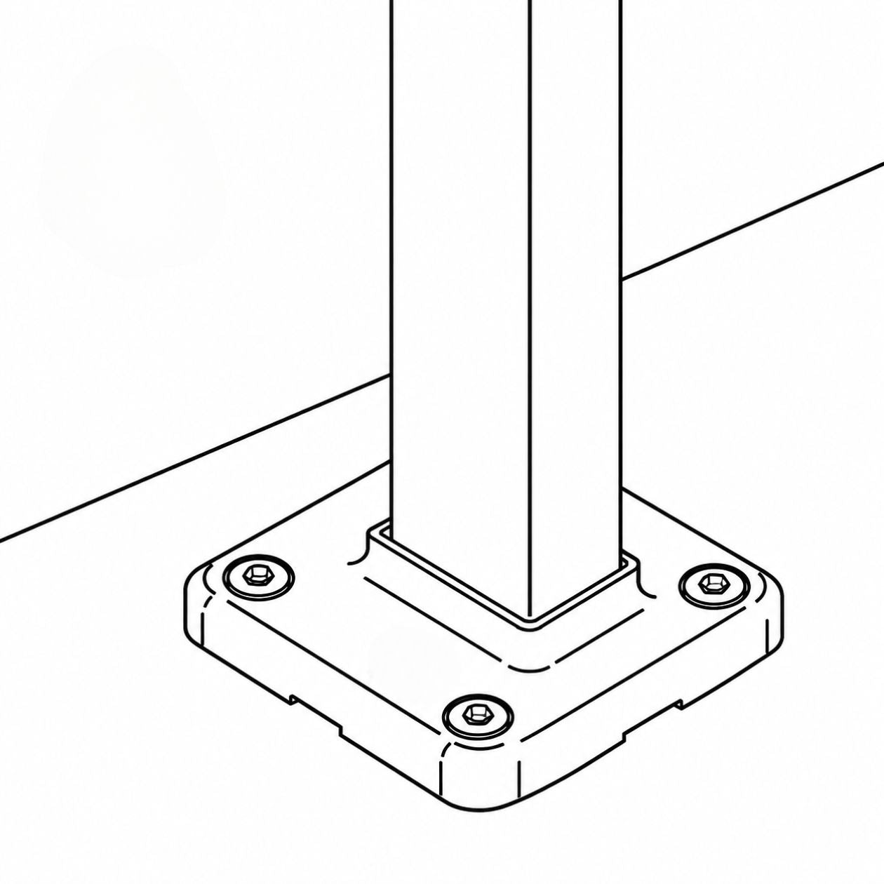 base de aluminio para postes instrucciones 6