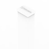 poste para malla hercules blanco vista diagonal