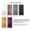 Colores disponibles con ejemplos de puertas acorazadas Cearco